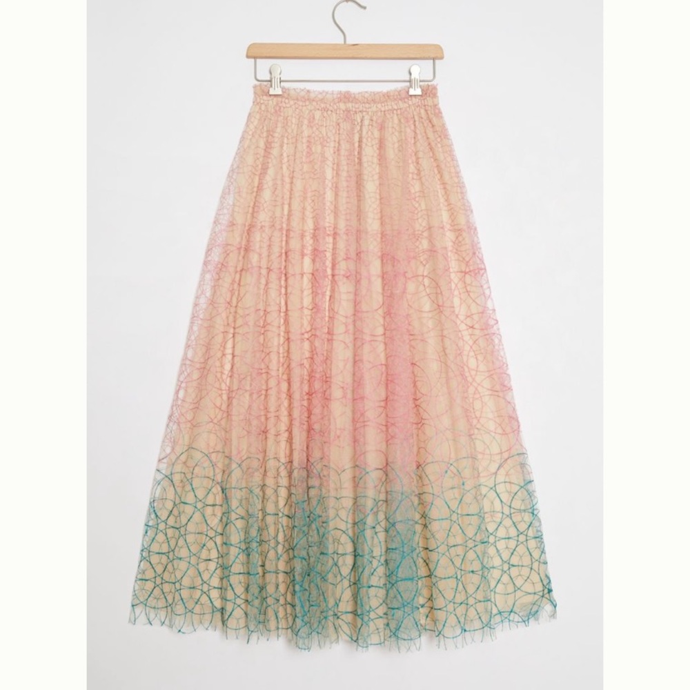 Anthropologie -Geisha Designs- Tulle Maxi Skirt